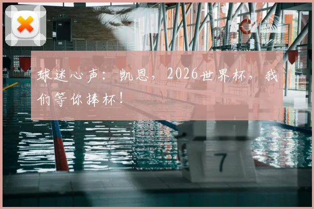 球迷心声:凯恩,2026世界杯,我们等你捧杯!